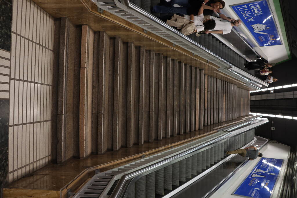 Luxurious stairs are of no interest to anybody. Escalators get more use.