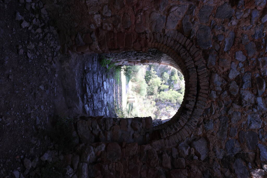 Lime calcination was done where I was standing.