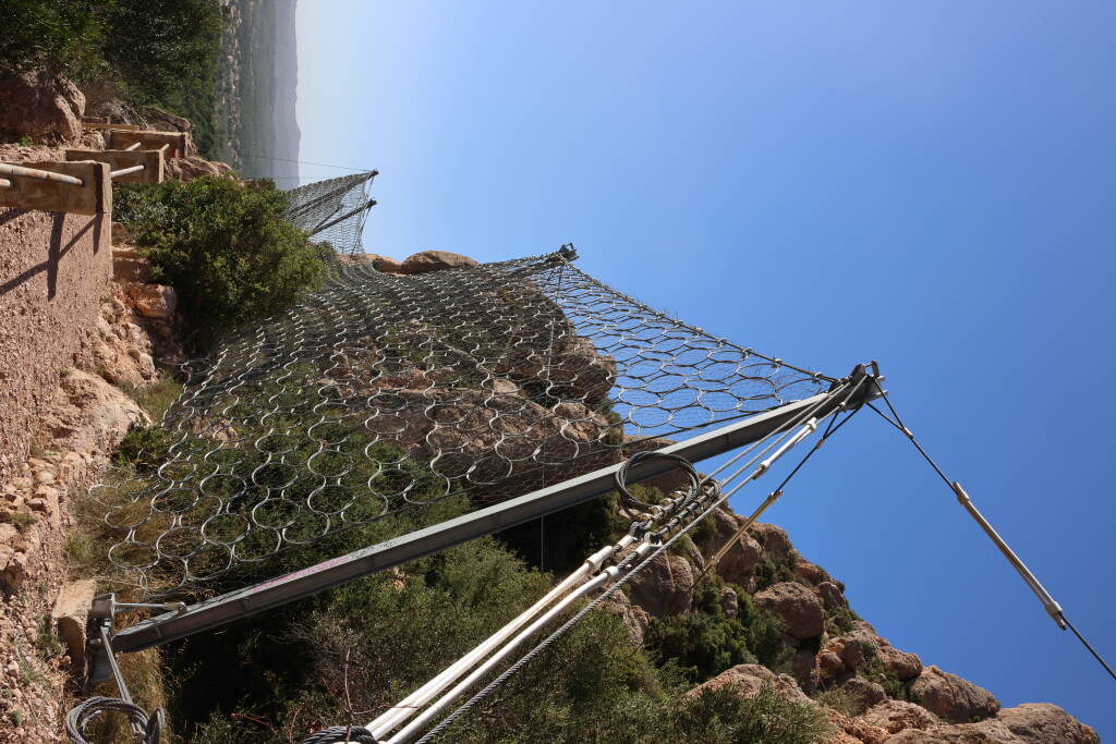 The safety net above the path is massive.