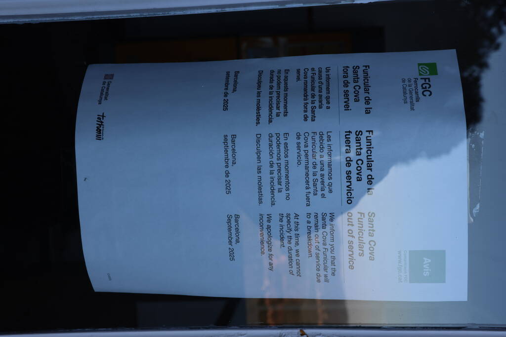 The funicular which could ascend me a little bit is out of service for an unspecified amount of time. Sad.