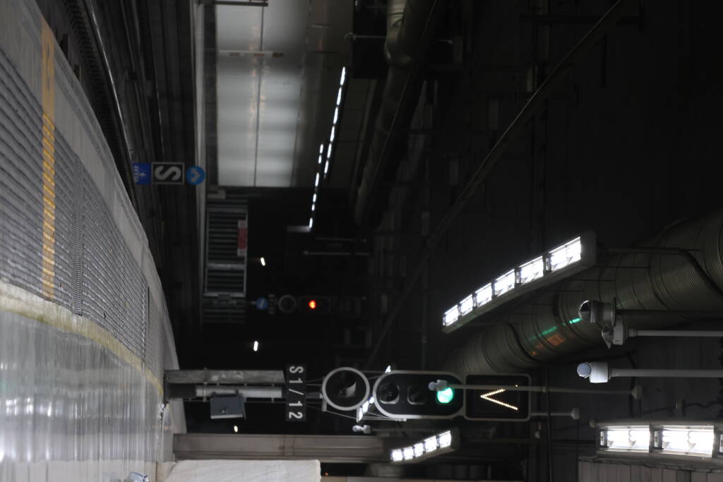They have completely underground stations here. This is Barcelona Sants.