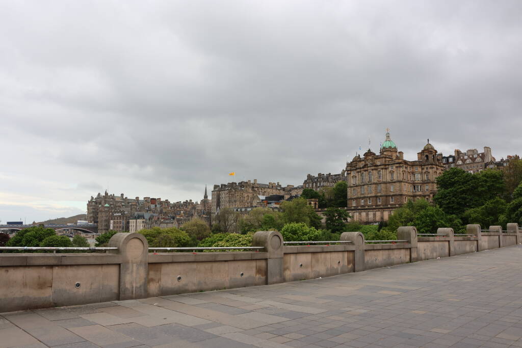 Panorama of Market Screet. Bank of Scotland.