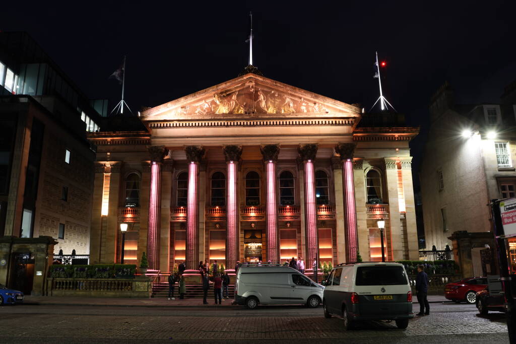 The Dome Bar and Grill. Place of the Tuesday social event. Originally headquarters of Commercial Bank of Scotland.