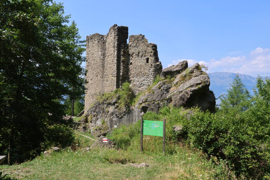 This ruin. Castle abandoned some time in 1300s after it burned down, derelict ever since.