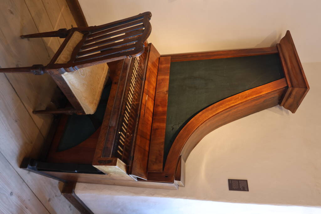 An upright piano before it was known as such.