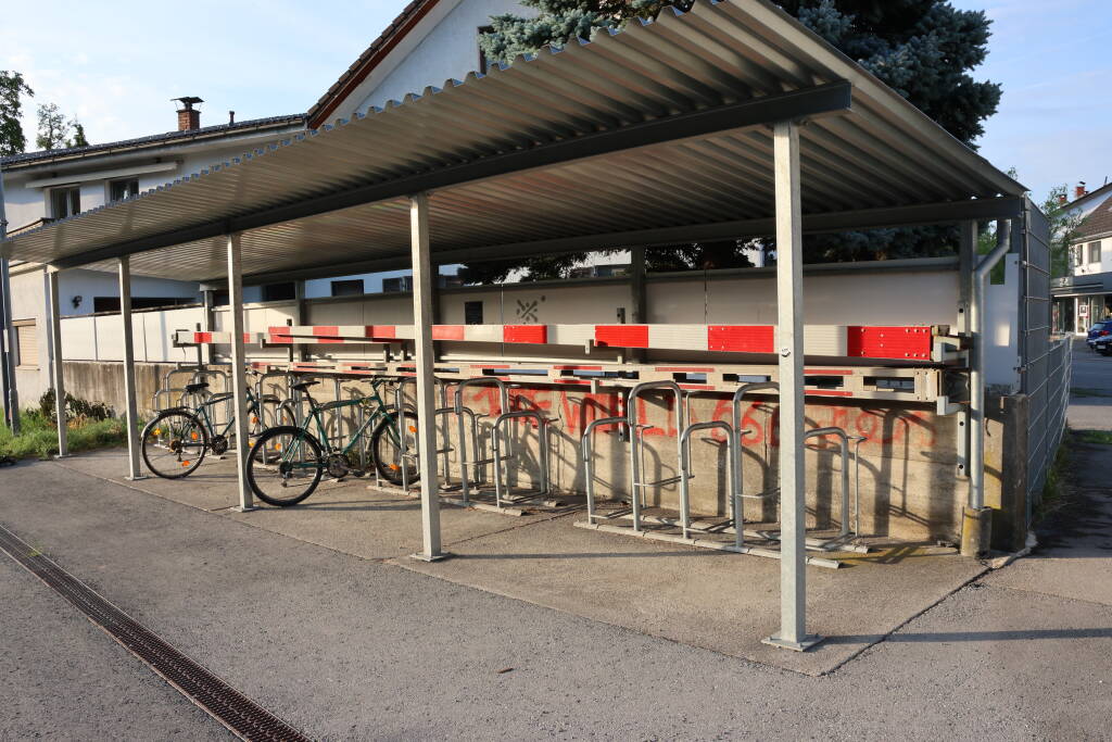 A collection of crossing gates.