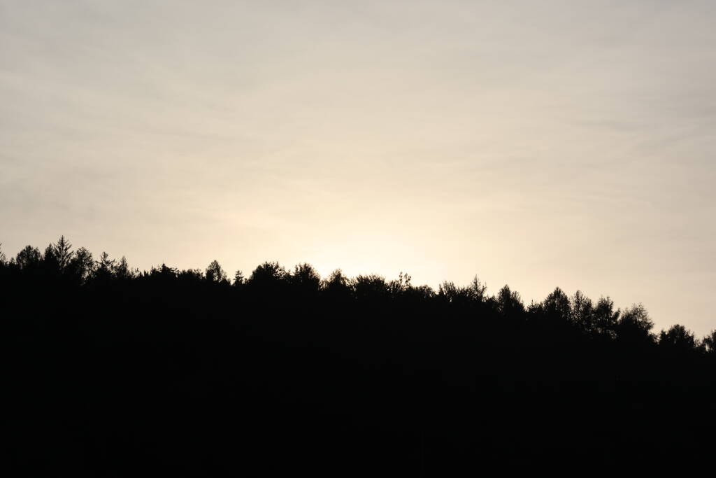 Sun is setting.