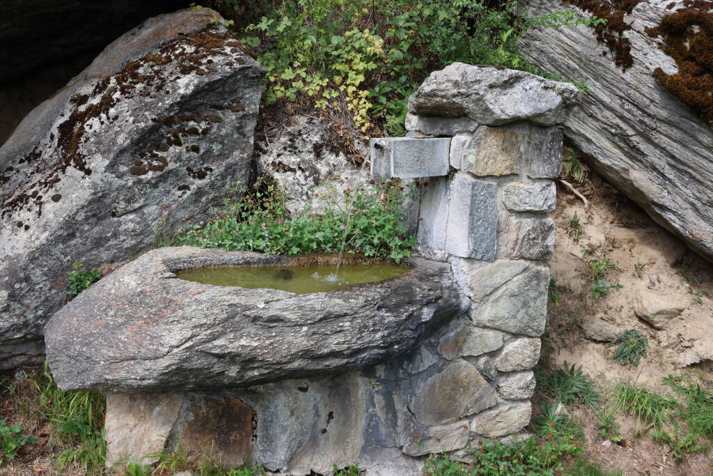 Holy water spring.